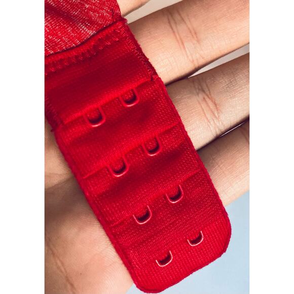 Victoria's Secret Bra Red Semi Demi 32D - Picture 3 of 8